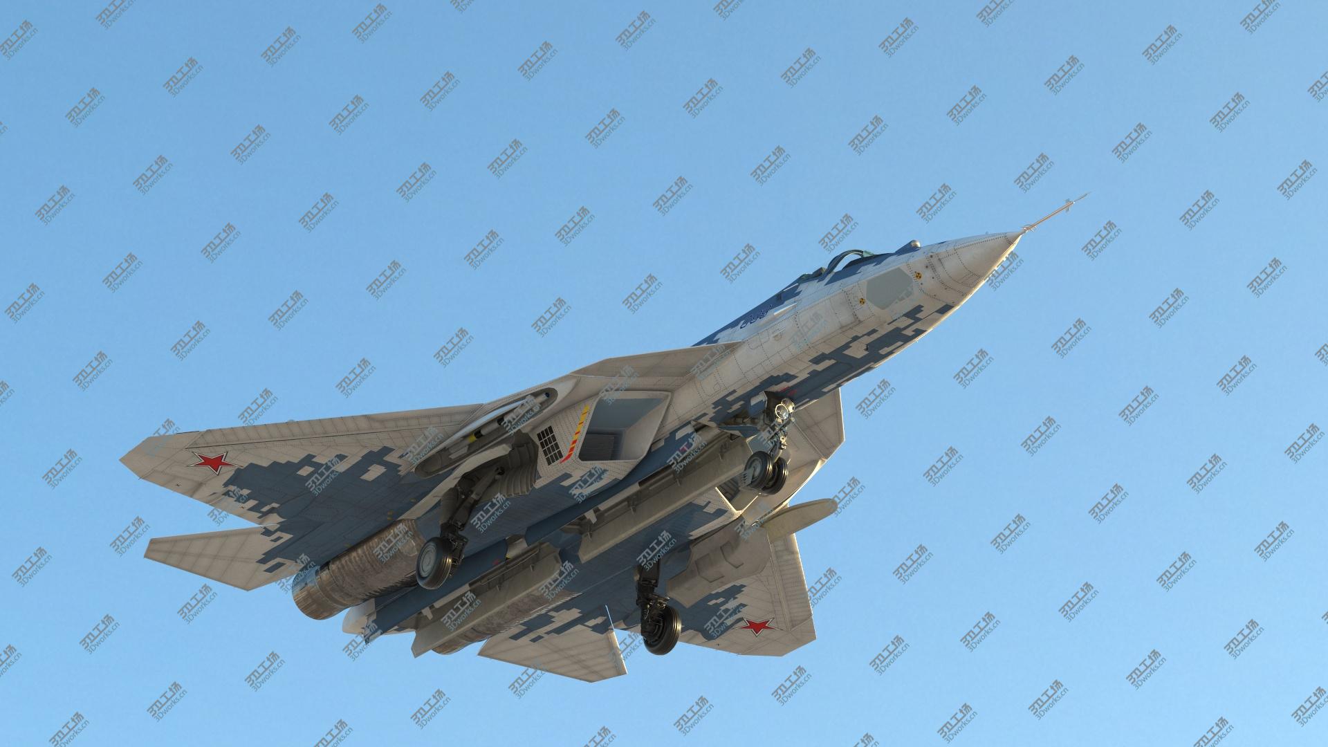 images/goods_img/20210313/SU 57 Stealth Jet Fighter Pixel Camouflage 3D/3.jpg